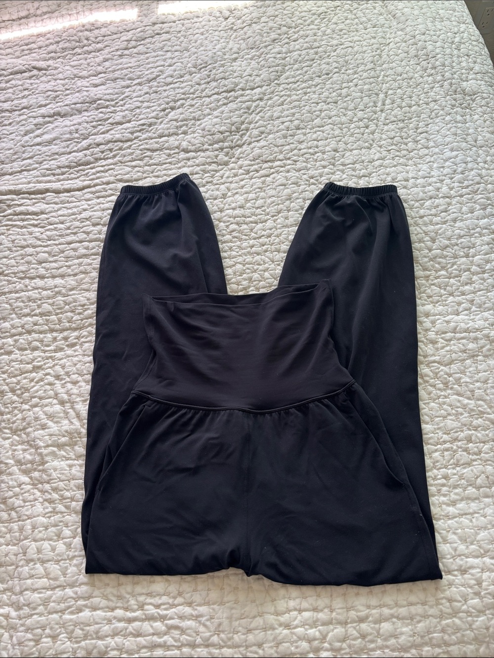 Lululemon align Black fold over waist relaxed Joggers